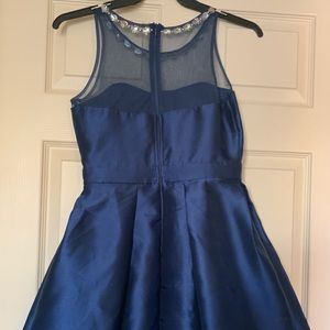 PromGirl Dresses - Embellished Satin Homecoming Dress PromGirl Dresses - Embellished Satin Homecoming Dress